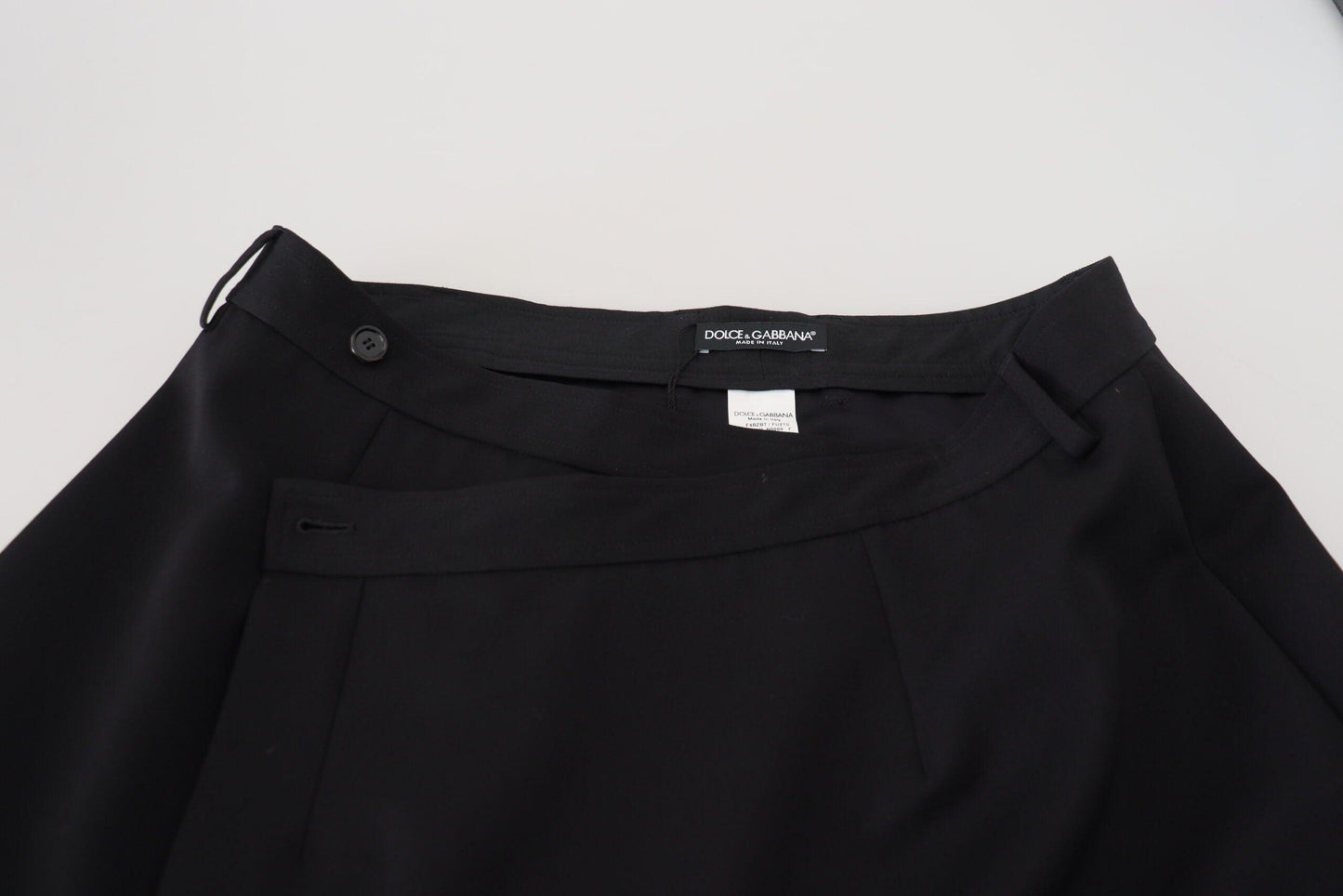 Dolce & Gabbana Elegant High Waist A-Line Mini Skirt - Arichezz.store