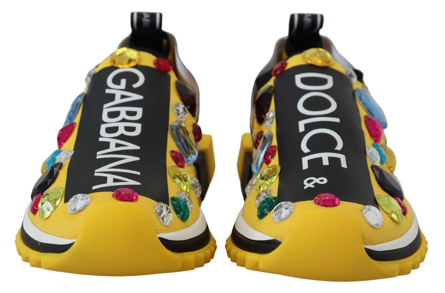 Dolce & Gabbana Exquisite Yellow Techno Fabric Sneakers - Arichezz.store