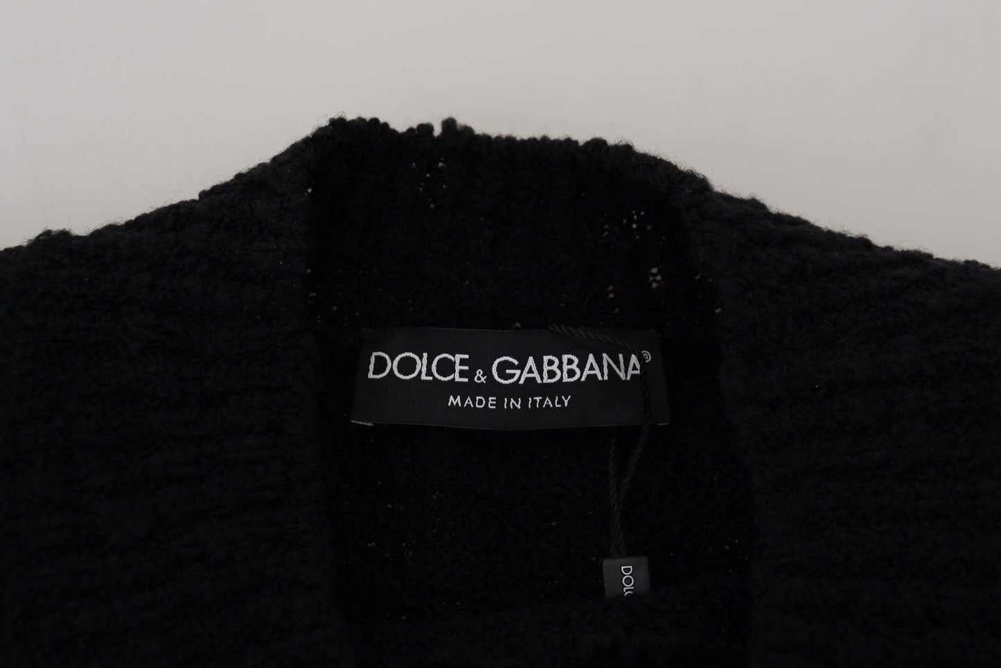 Dolce & Gabbana Elegant Virgin Wool Pullover Sweater - Arichezz.store