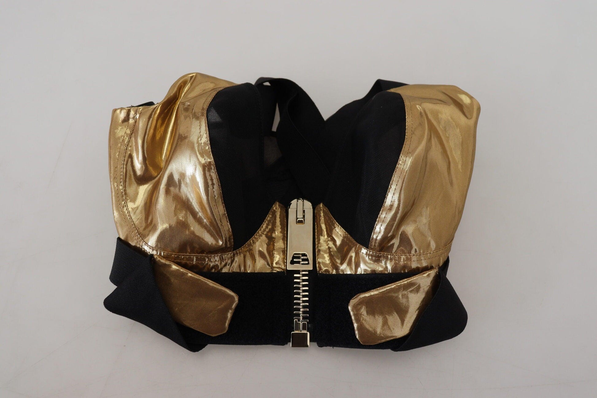 Dolce & Gabbana Elegant Cropped Top with Front Zipper - Arichezz.store