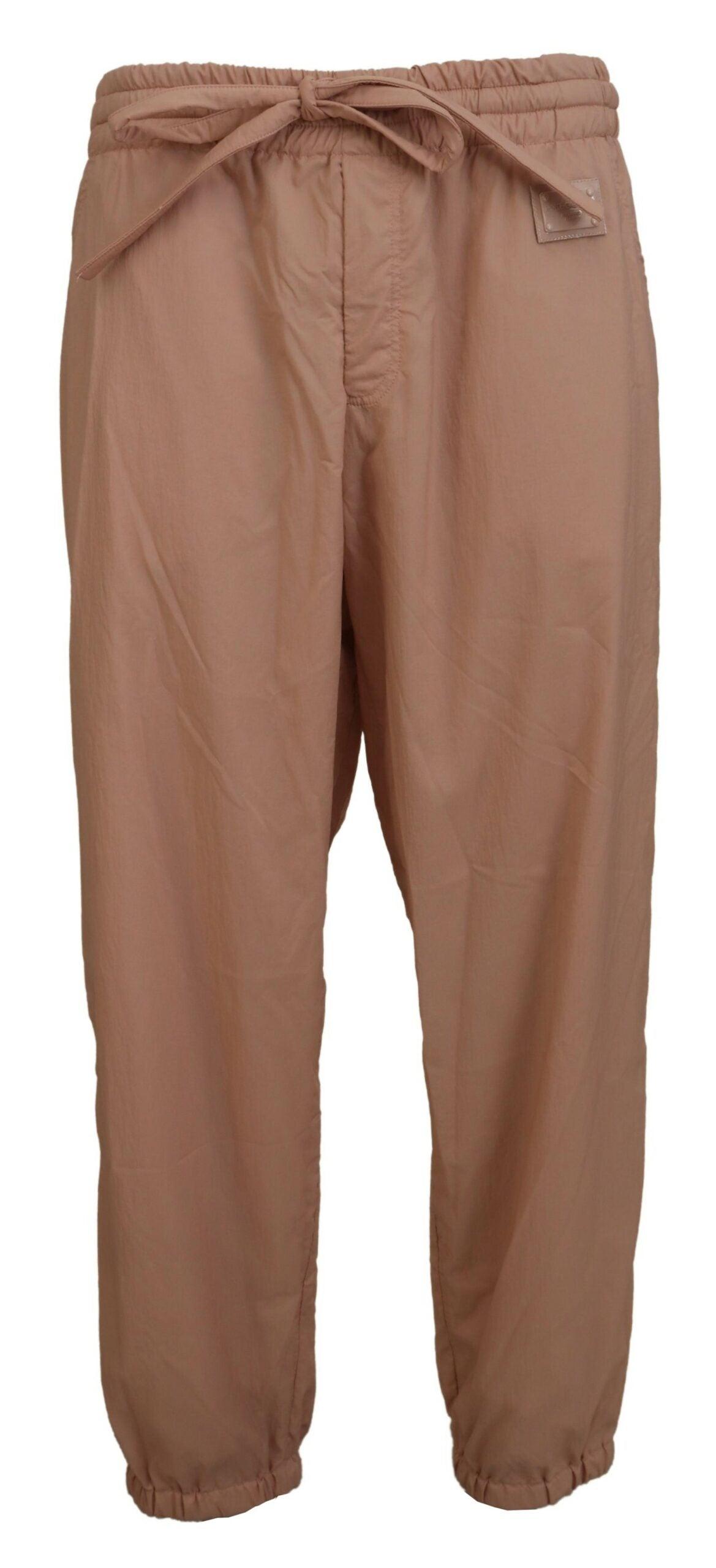 Dolce & Gabbana Elegant Peach Casual Sweatpants - Arichezz.store