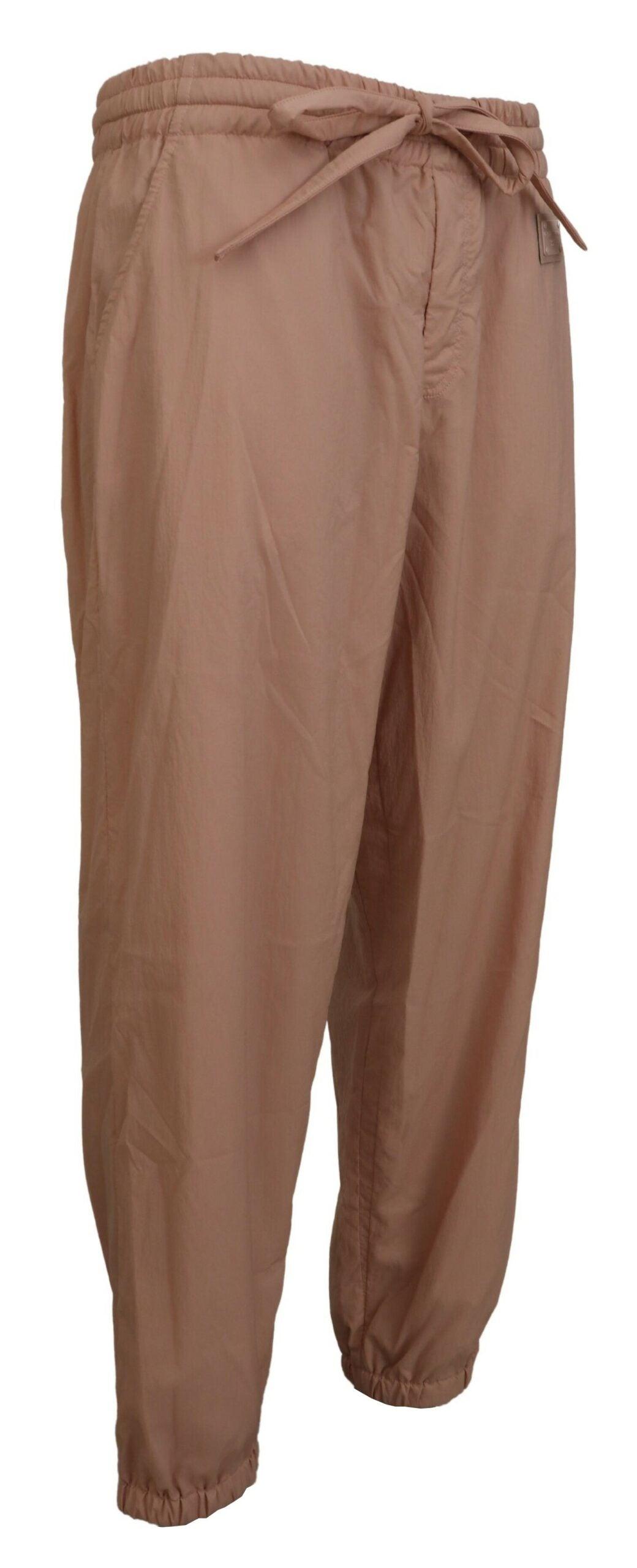 Dolce & Gabbana Elegant Peach Casual Sweatpants - Arichezz.store