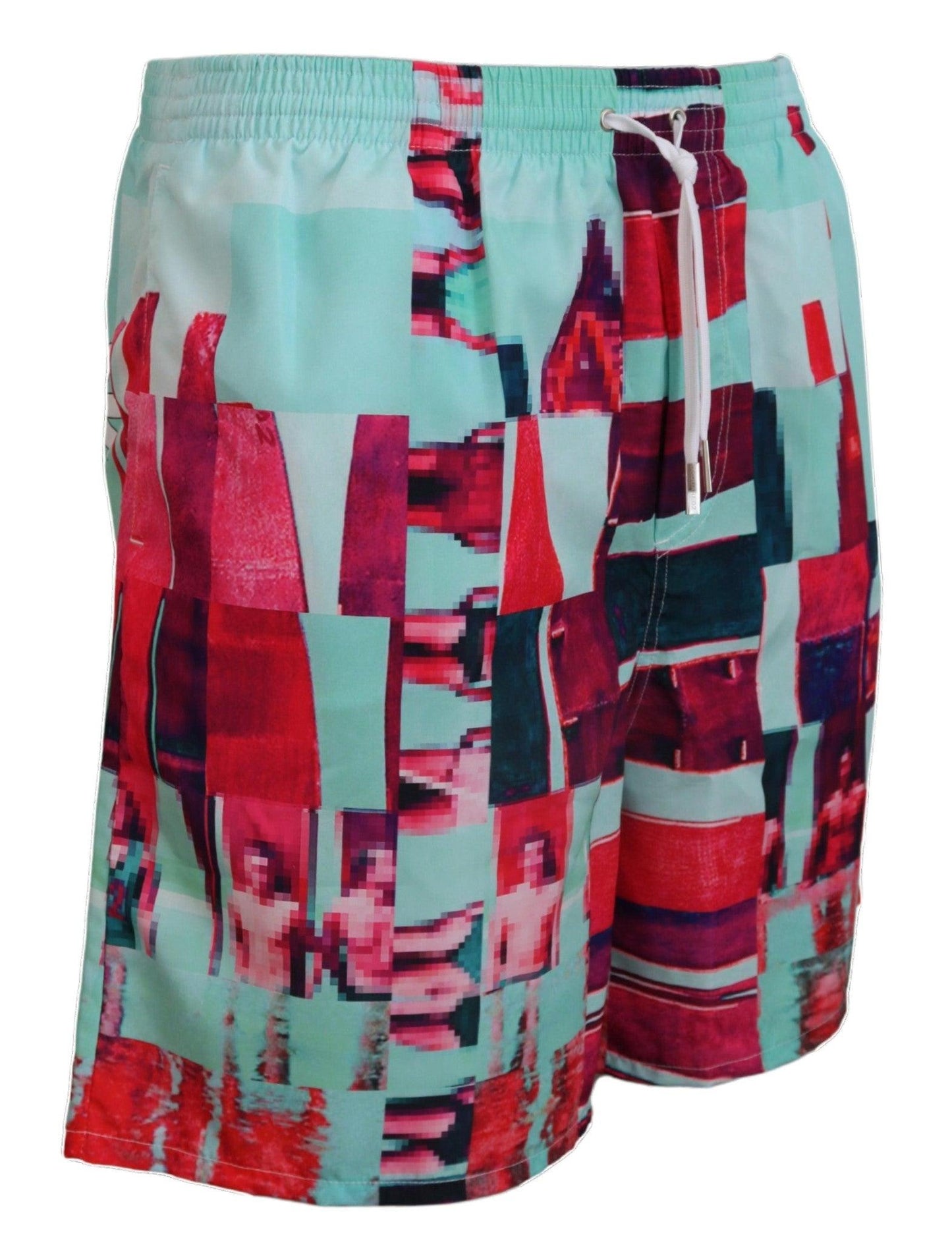 Dsquared² Multicolor Printed Swim Shorts Boxer - Arichezz.store