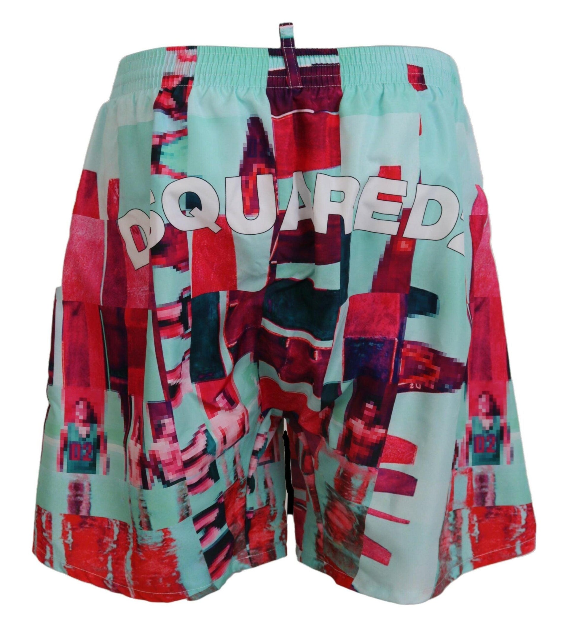 Dsquared² Multicolor Printed Swim Shorts Boxer - Arichezz.store