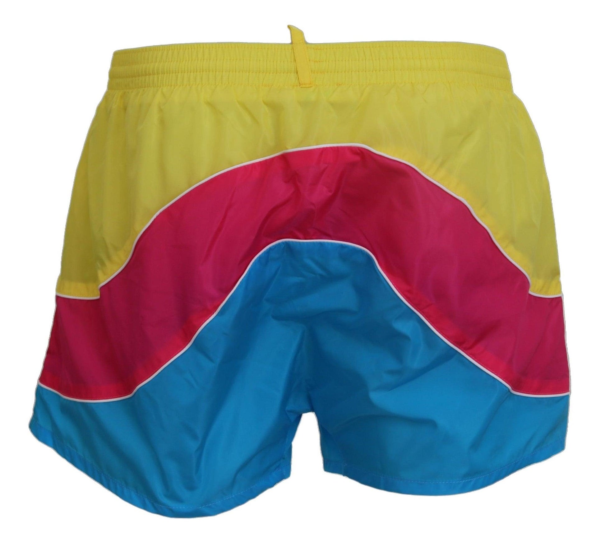 Dsquared² Exclusive Multicolor Swim Shorts Boxer - Arichezz.store