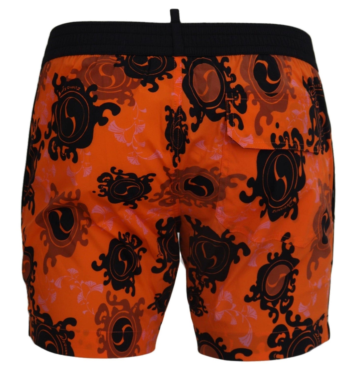 Dsquared² Chic Orange Swim Shorts Boxer for Men - Arichezz.store