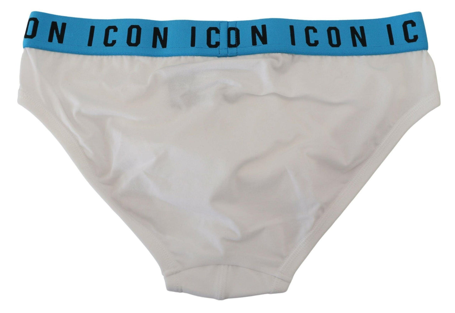 Dsquared² Elegant White Cotton Stretch Briefs - Arichezz.store