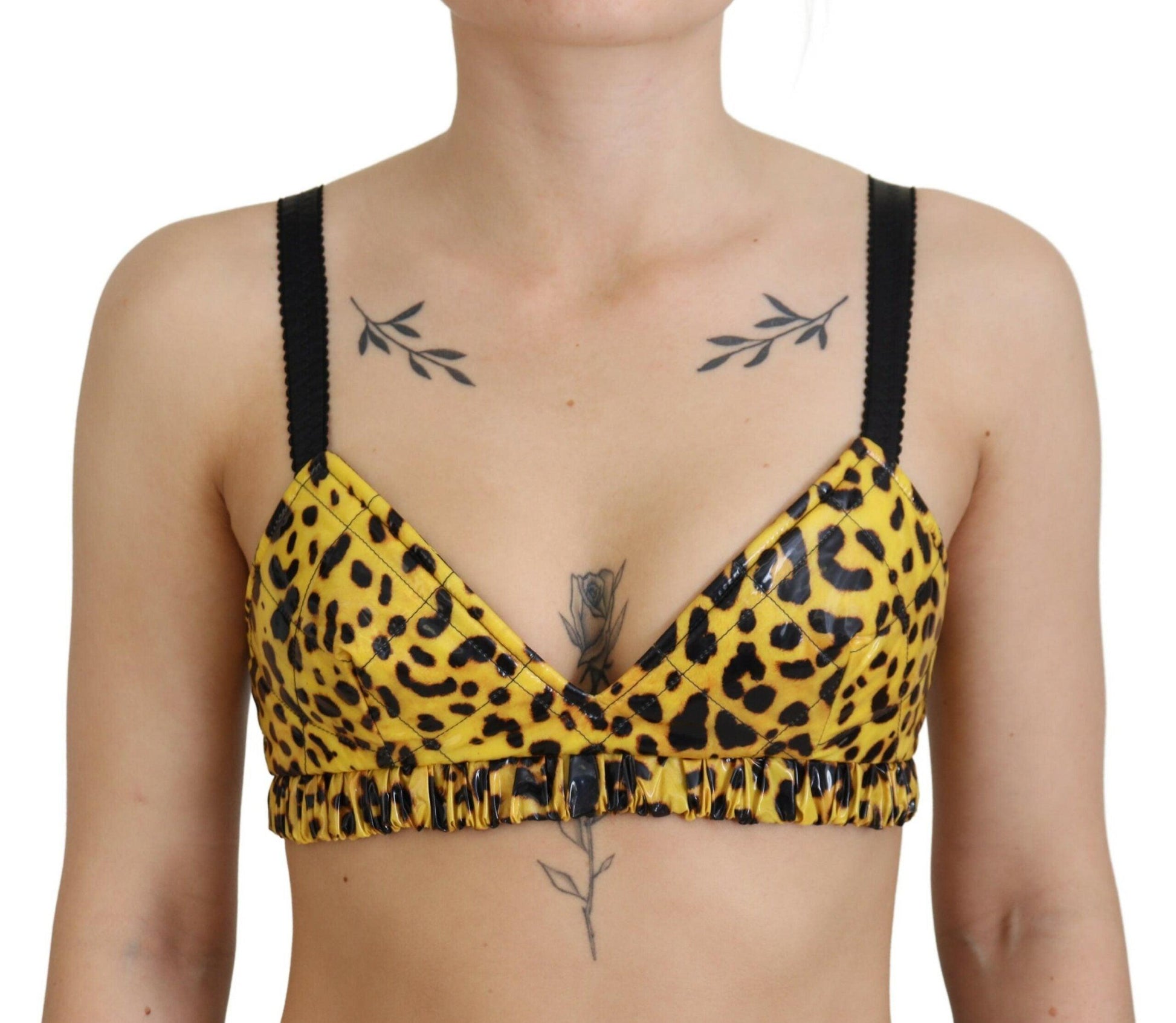 Dolce & Gabbana Chic Leopard Print Sleeveless Corset Top - Arichezz.store