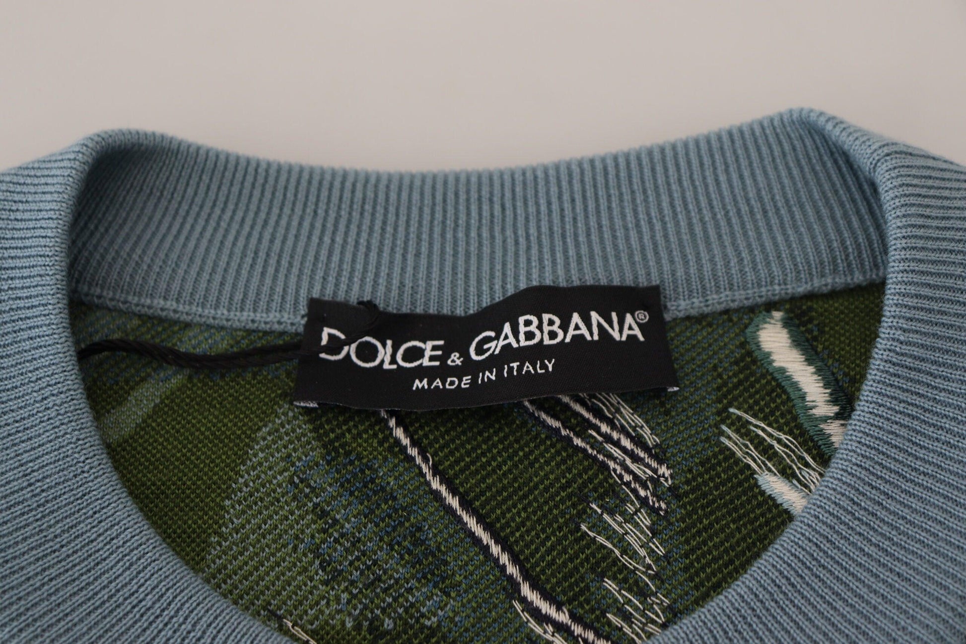 Dolce & Gabbana Jungle Embroidered Wool Silk Sweater - Arichezz.store