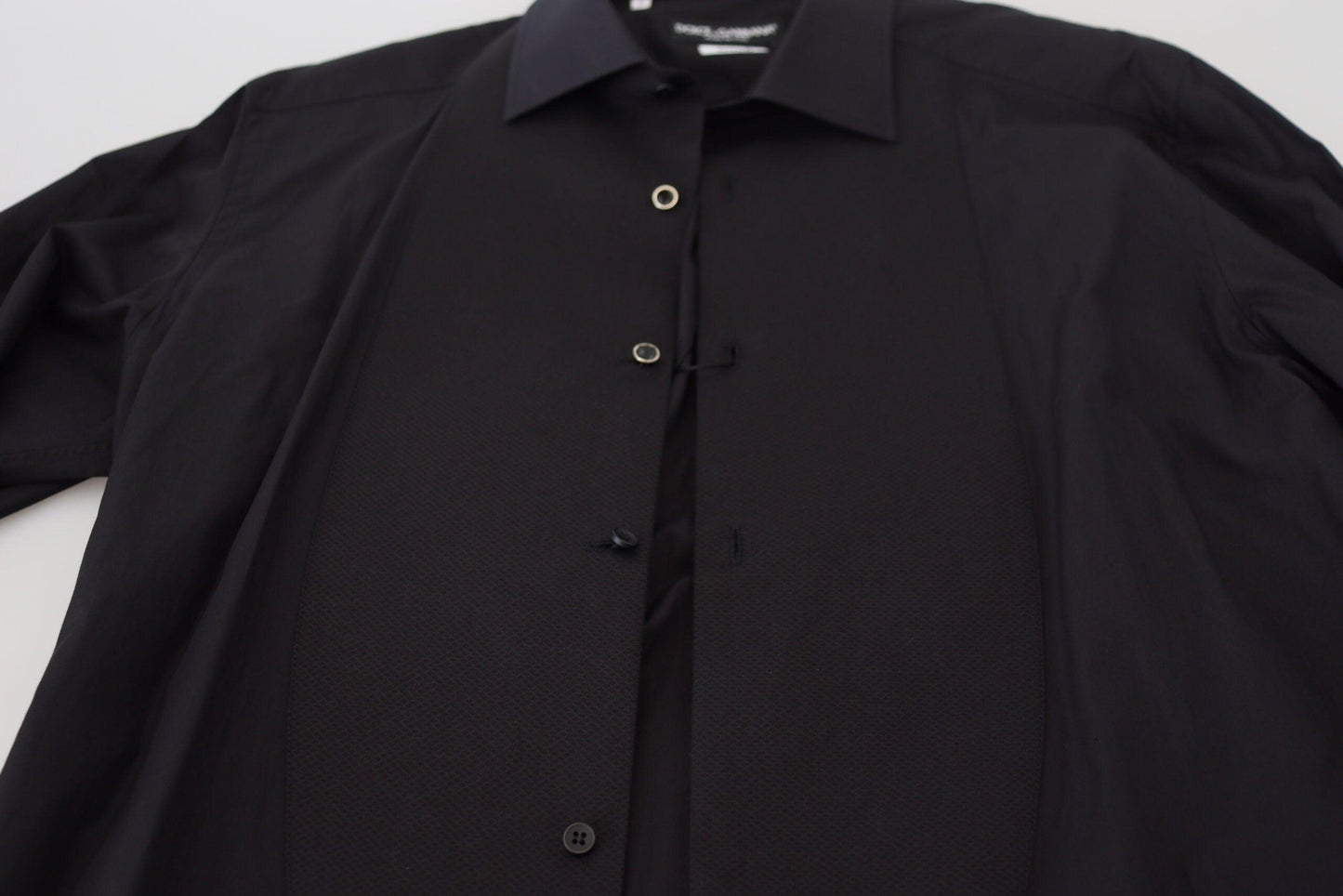 Dolce & Gabbana Elegant Black Formal Long Sleeve Shirt - Arichezz.store