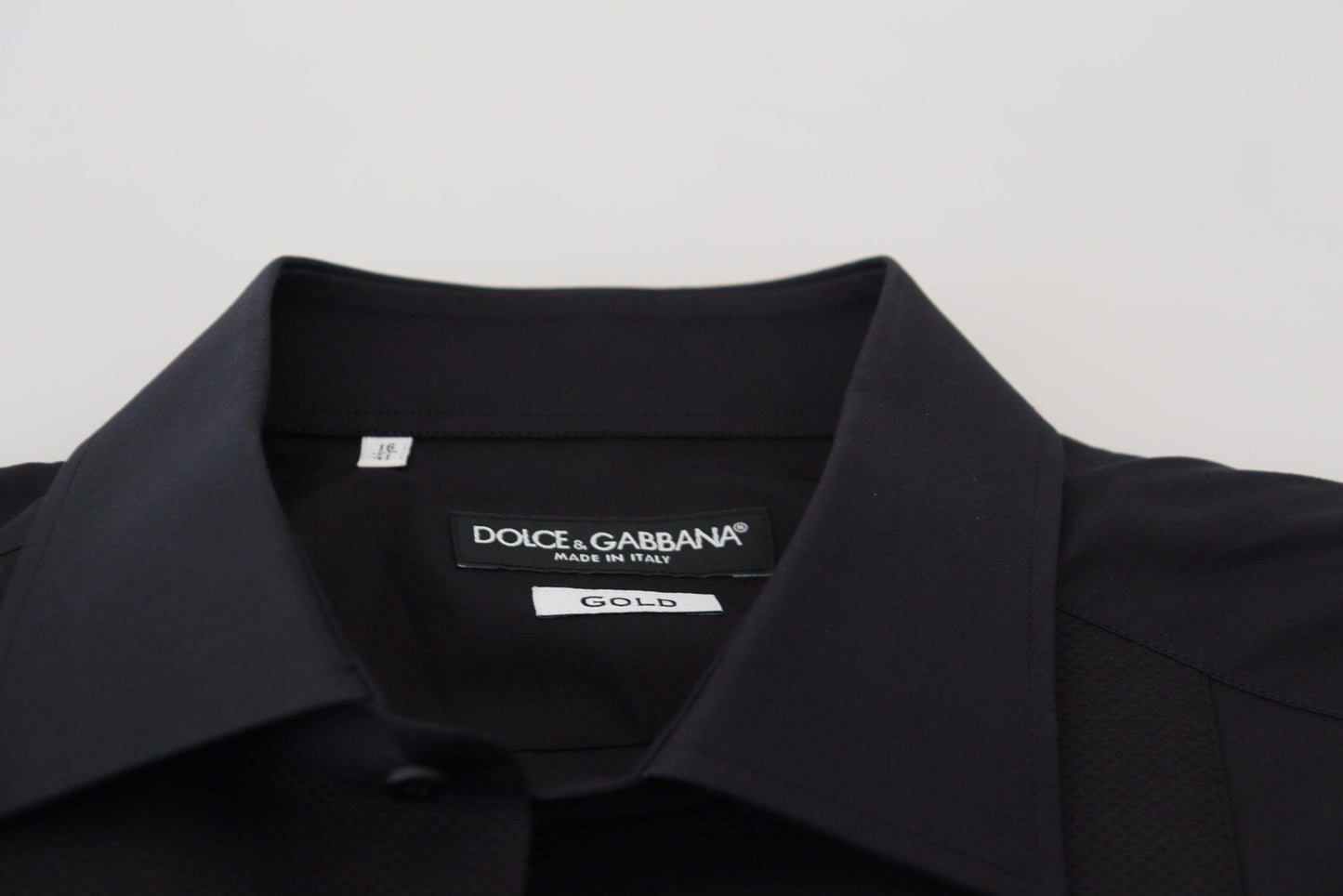 Dolce & Gabbana Elegant Black Formal Long Sleeve Shirt - Arichezz.store