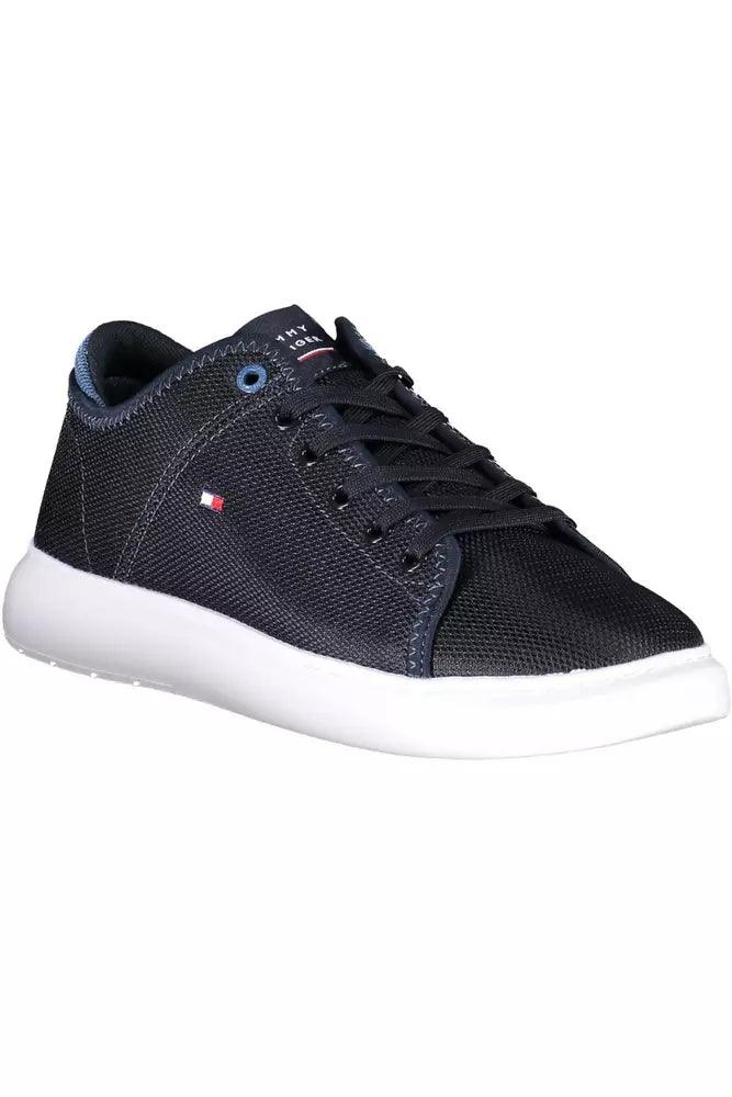 Tommy Hilfiger Blue Polyester Men's Sneakers - Arichezz.store