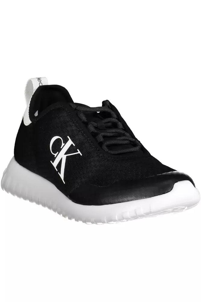 Calvin Klein Black Polyester Men Sneaker - Arichezz.store