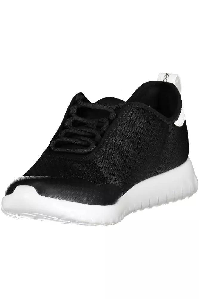 Calvin Klein Black Polyester Men Sneaker - Arichezz.store