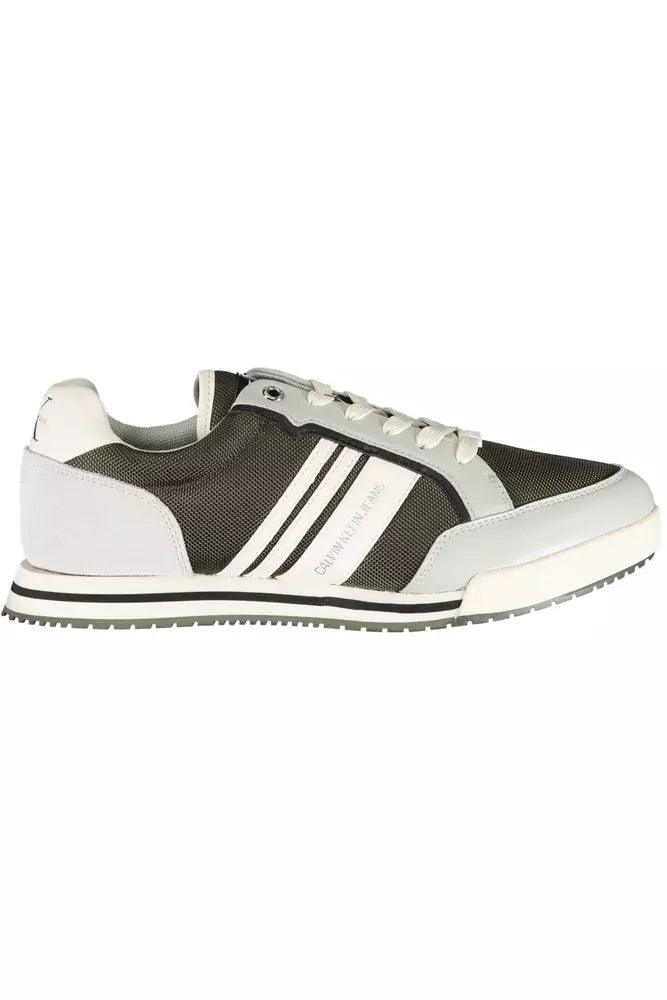 Calvin Klein Green Polyester Men Sneaker - Arichezz.store