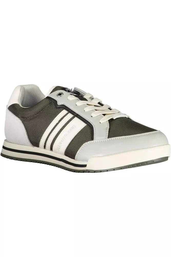 Calvin Klein Green Polyester Men Sneaker - Arichezz.store