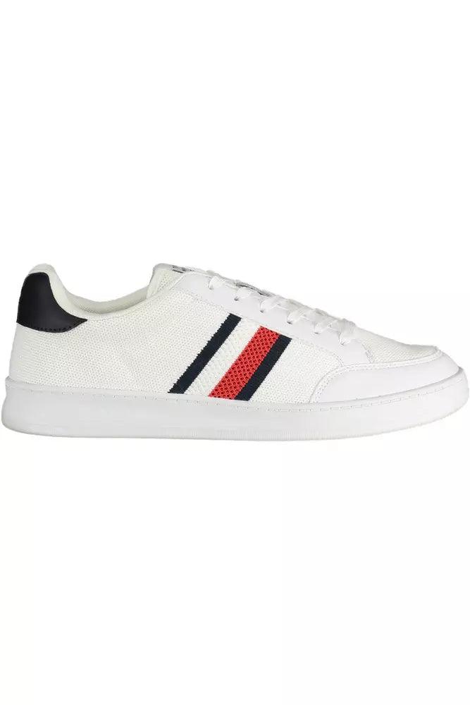 Tommy Hilfiger Eco-Conscious White Sneakers for Men - Arichezz.store