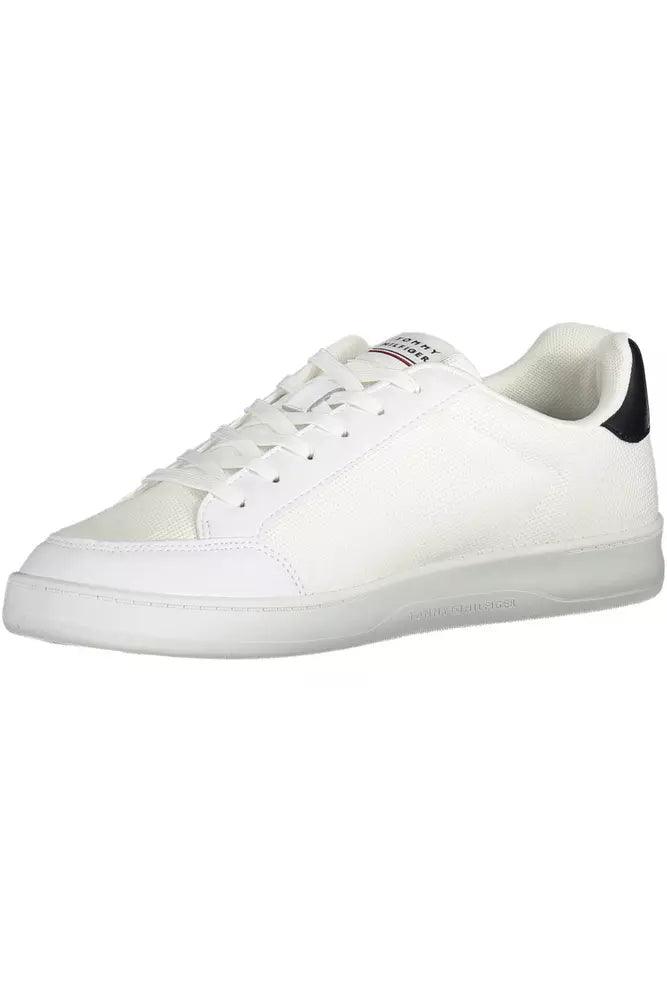 Tommy Hilfiger Eco-Conscious White Sneakers for Men - Arichezz.store