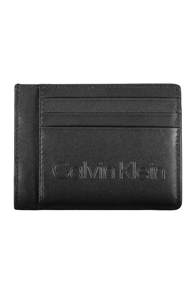 Calvin Klein Black Polyethylene Men Wallet - Arichezz.store