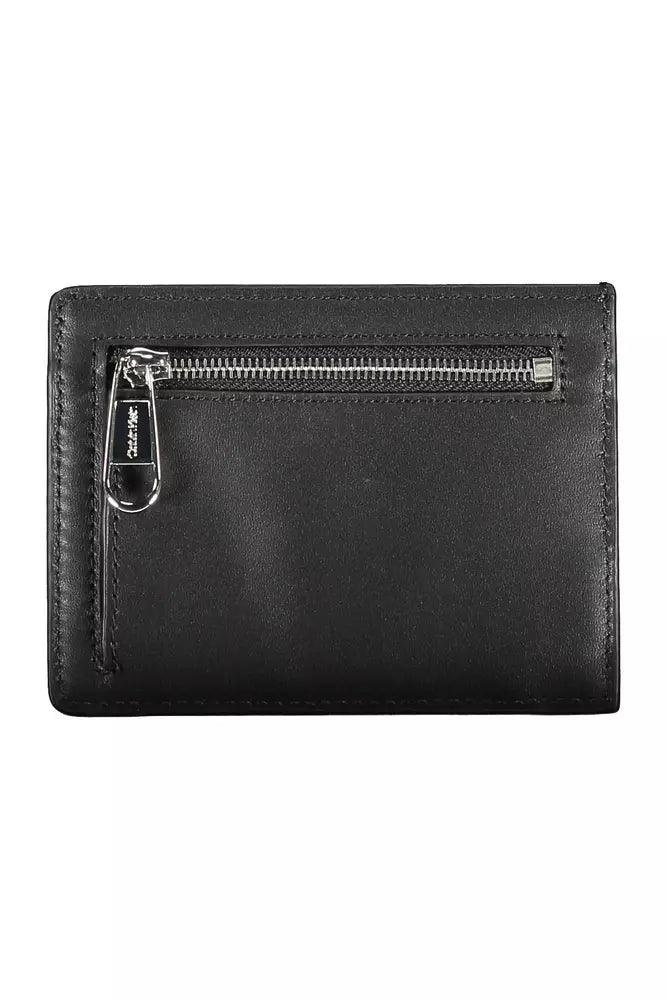 Calvin Klein Black Polyethylene Men Wallet - Arichezz.store