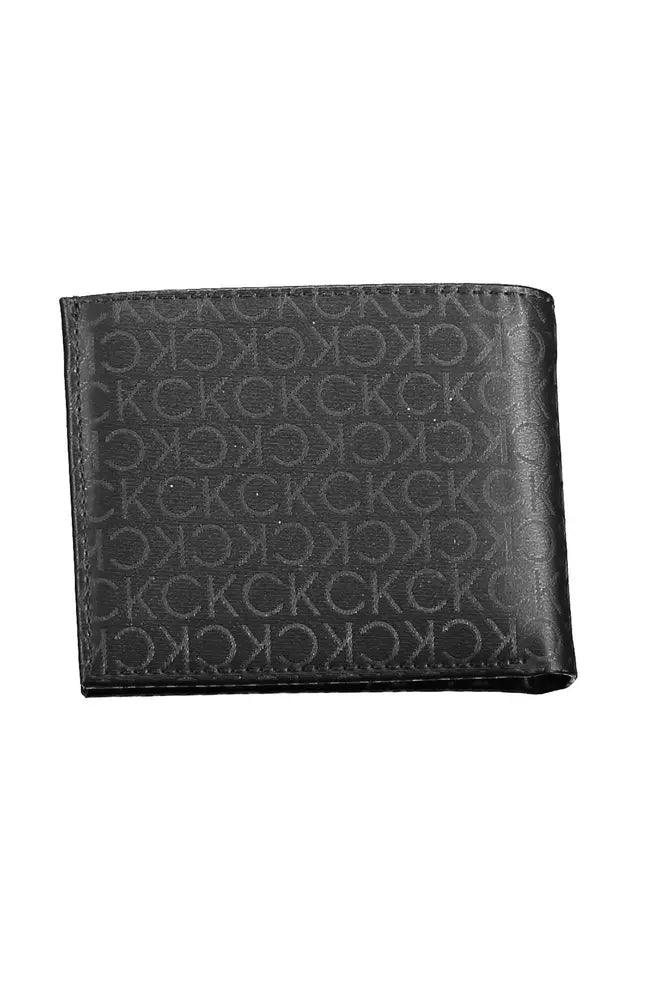 Calvin Klein Black Polyester Men Wallet - Arichezz.store