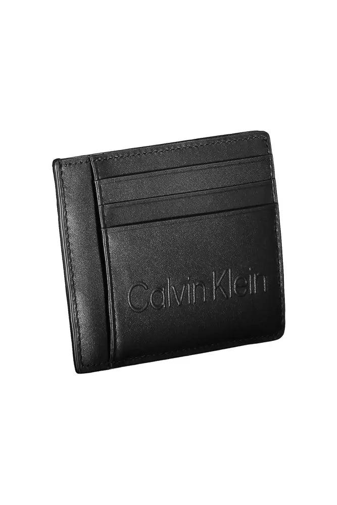 Calvin Klein Black Polyethylene Men Wallet - Arichezz.store