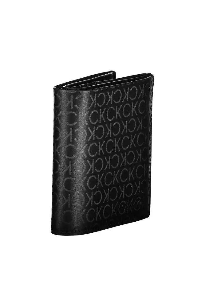 Calvin Klein Black Polyester Men Wallet - Arichezz.store