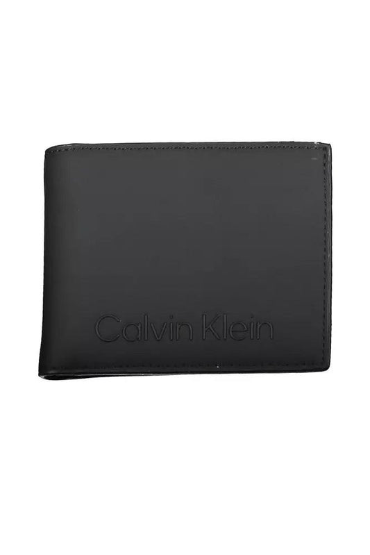 Calvin Klein Black Polyester Men Wallet - Arichezz.store