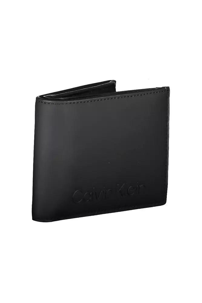 Calvin Klein Black Polyester Men Wallet - Arichezz.store