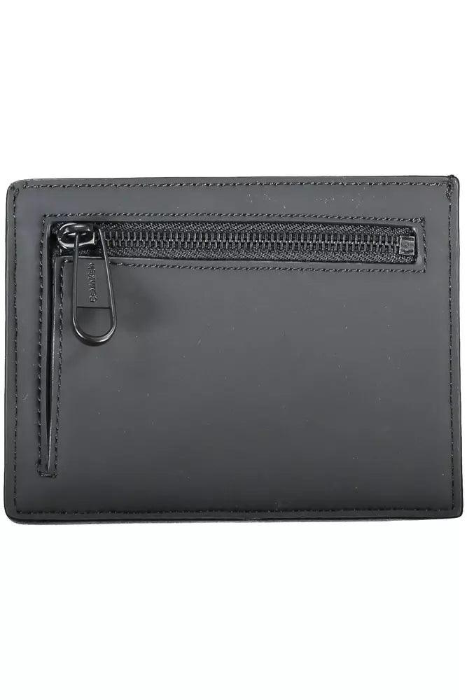 Calvin Klein Black Polyester Men’s Wallet - Arichezz.store