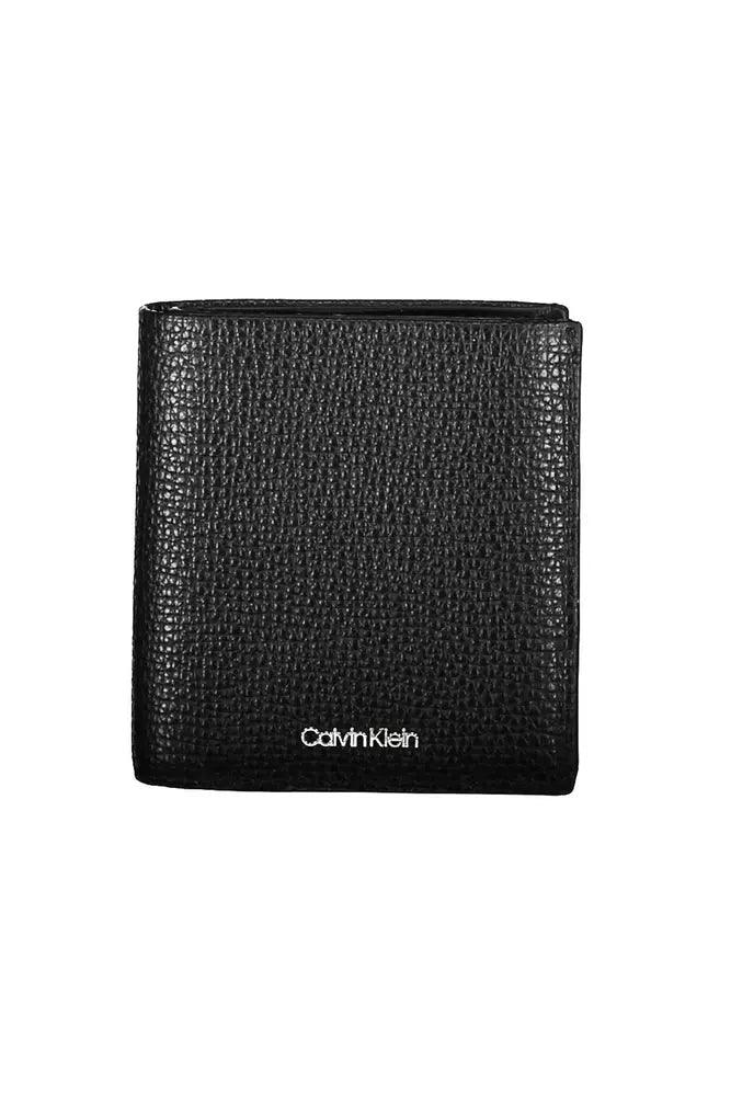 Calvin Klein Black Leather Men Wallet - Arichezz.store