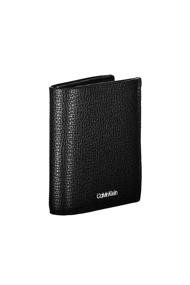 Calvin Klein Black Leather Men Wallet - Arichezz.store