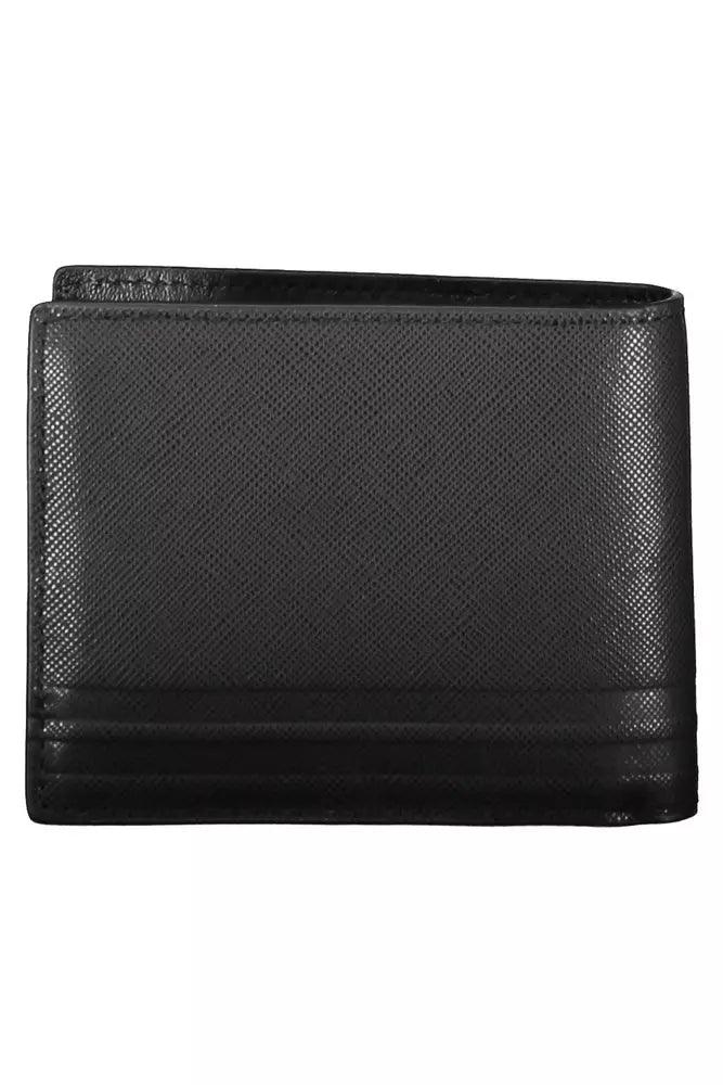 Tommy Hilfiger Black Leather Mens Wallet - Arichezz.store