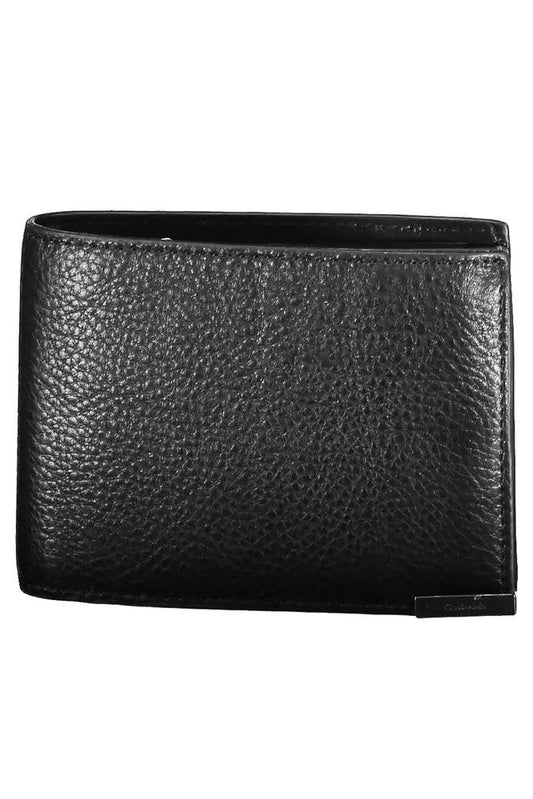 Calvin Klein Black Leather Mens Wallet - Arichezz.store