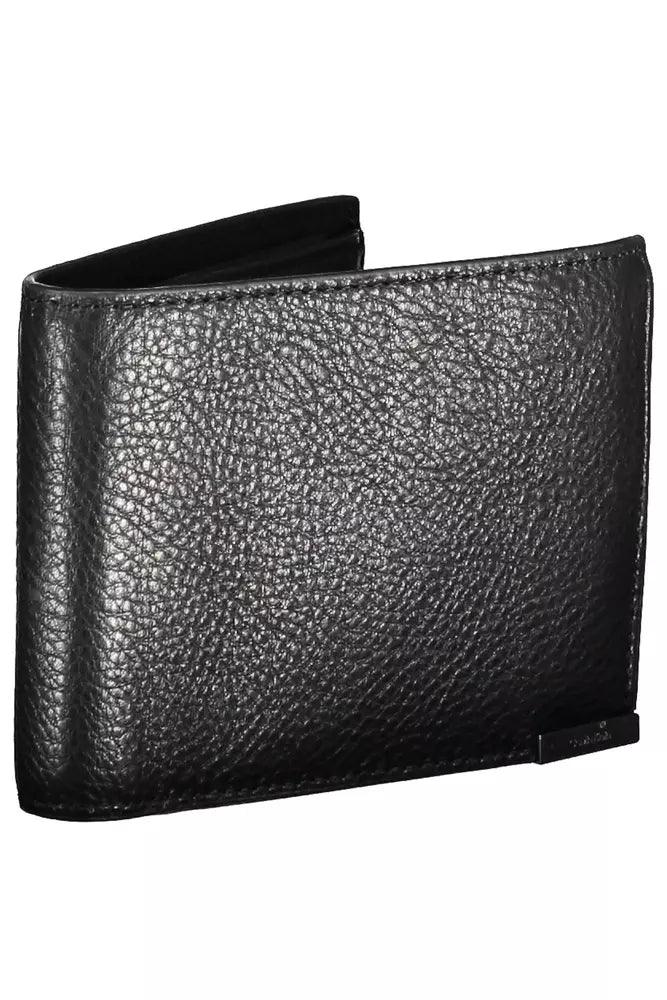 Calvin Klein Black Leather Mens Wallet - Arichezz.store