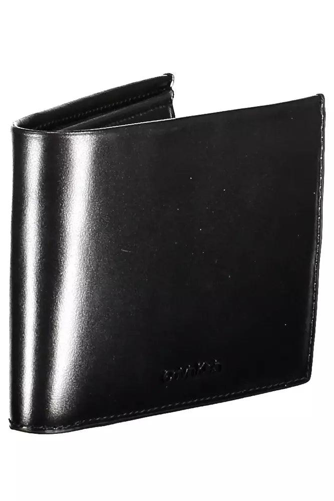 Calvin Klein Black Leather Men’s Wallet with RFID Protection - Arichezz.store