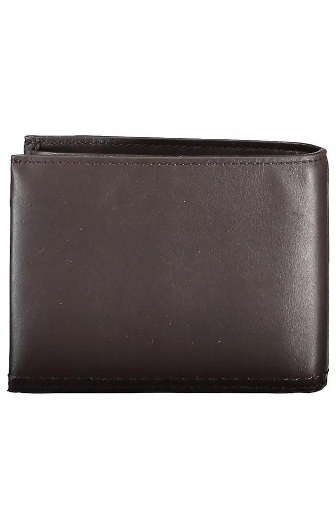 Calvin Klein Brown Leather Men's Wallet - Arichezz.store