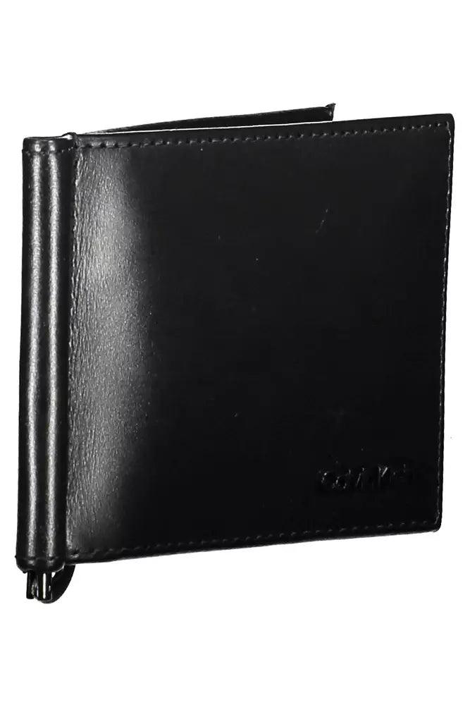 Calvin Klein Black Leather Men Wallet - Arichezz.store