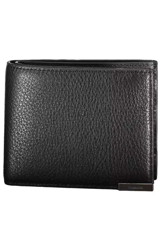 Calvin Klein Black Leather RFID Wallet for Men - Arichezz.store