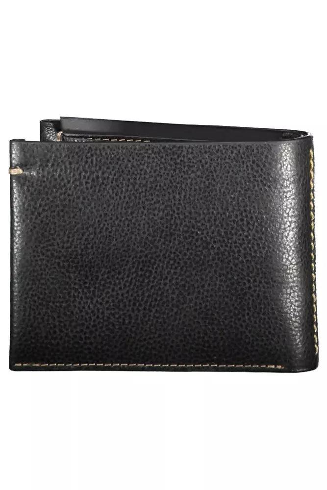 La Martina Black Leather Wallet for Men - Arichezz.store