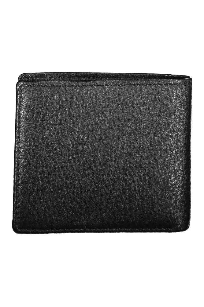 La Martina Black Leather Wallet for Men - Arichezz.store