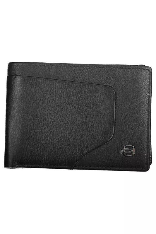 Piquadro Black Leather Mens Wallet