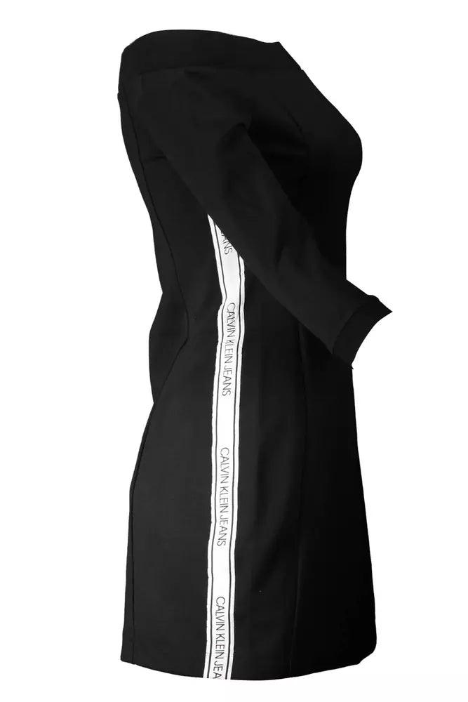 Calvin Klein Women's Black Polyester Dress