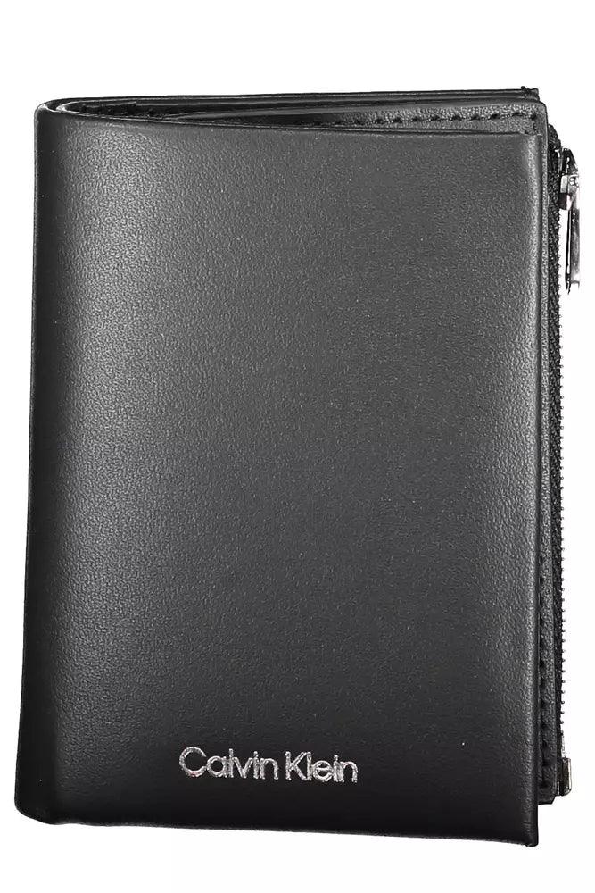 Calvin Klein Black Leather Men Wallet - Arichezz.store