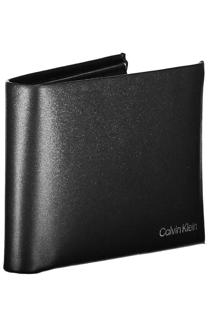 Calvin Klein Black Leather Men Wallet - Arichezz.store