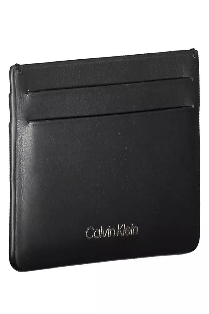 Calvin Klein Black Leather Mens Wallet - Arichezz.store