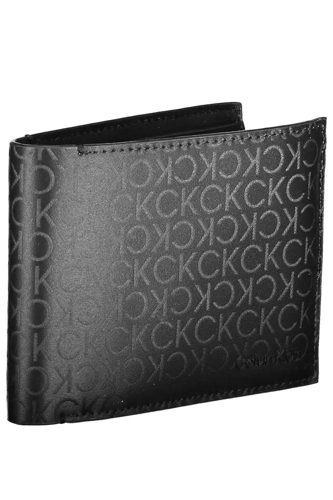 Calvin Klein Black Polyester Men's Wallet - Arichezz.store