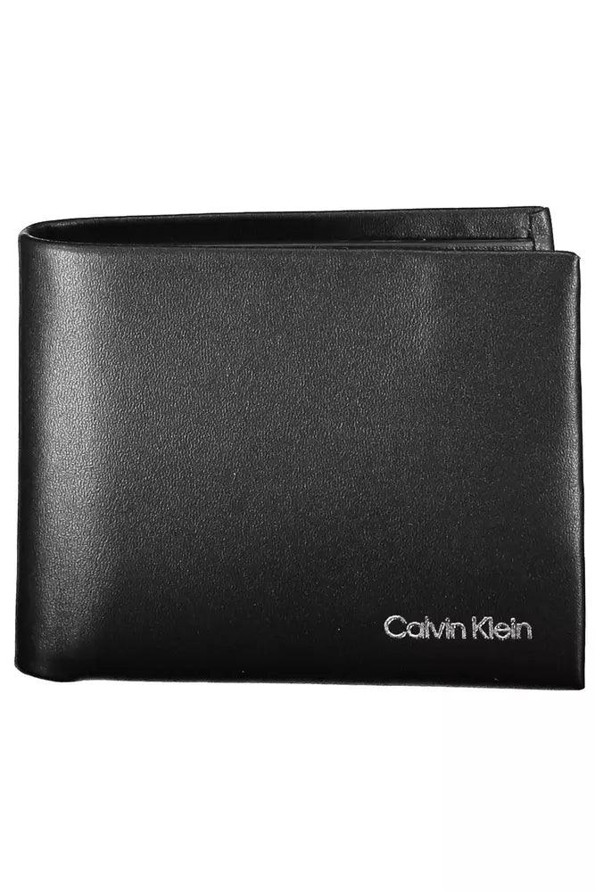 Calvin Klein Black Polyester Men Wallet - Arichezz.store