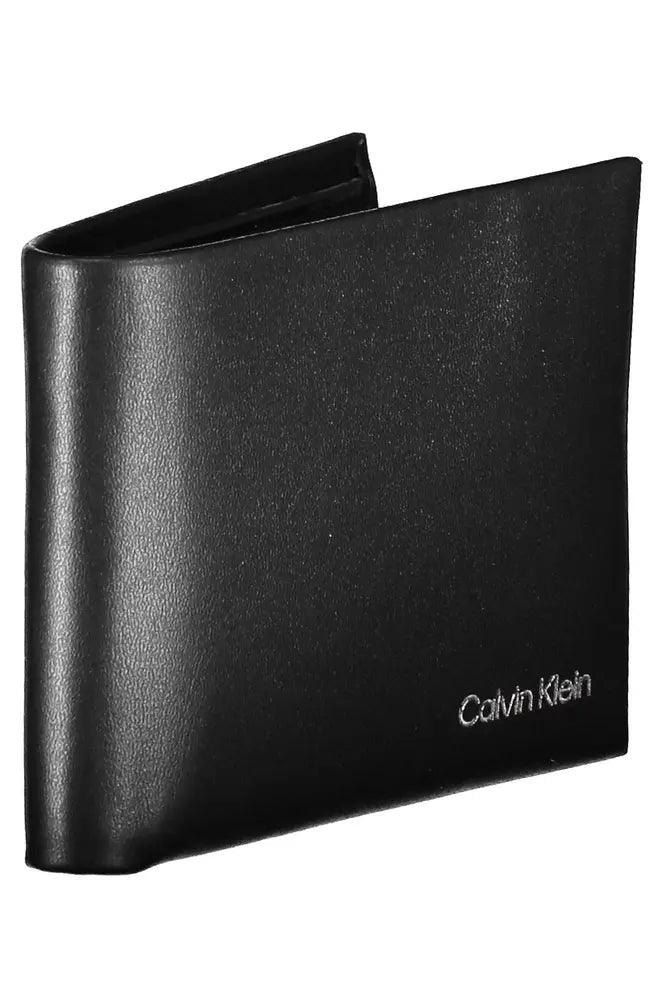 Calvin Klein Black Polyester Men Wallet - Arichezz.store