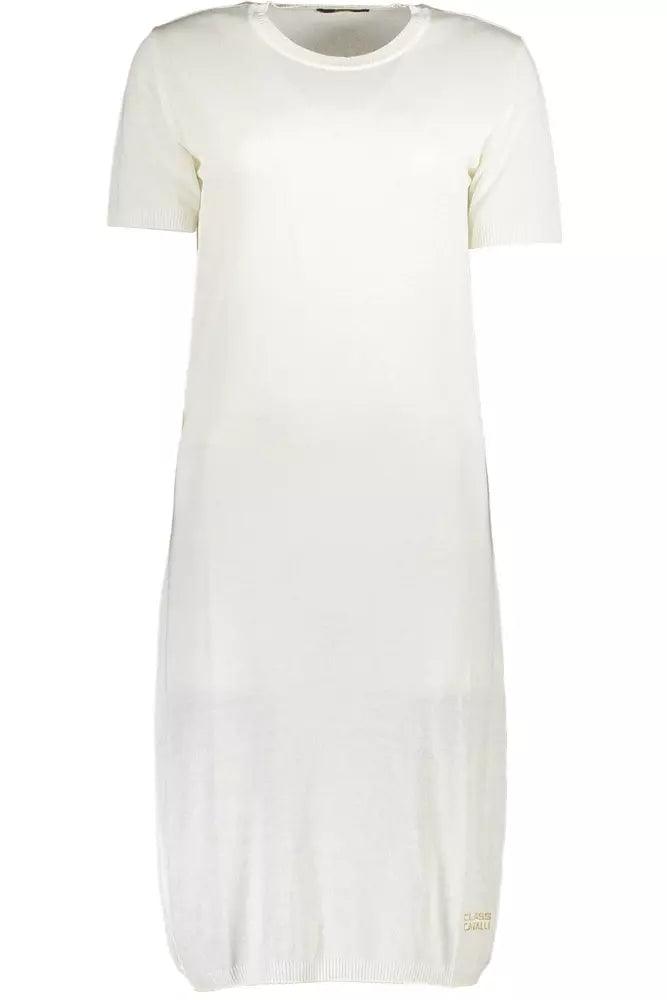 Cavalli Class White Viscose Women Dress - Arichezz.store